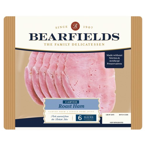 Bearfields Carved Deli Ham Nitrite Free