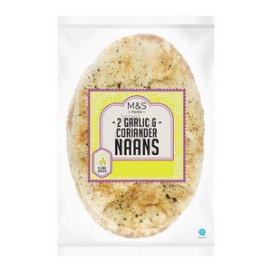 2 Garlic & Coriander Naans