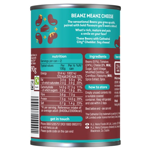 Heinz Cathedral City Cheesy Baked Beans