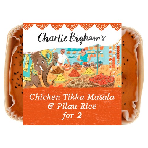 Charlie Bigham's Chicken Tikka Masala & Pilau Rice for 2