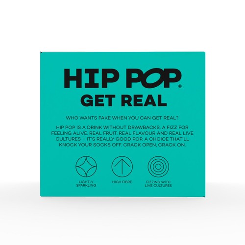 Hip Pop Tropical Peach Fizzy Drink