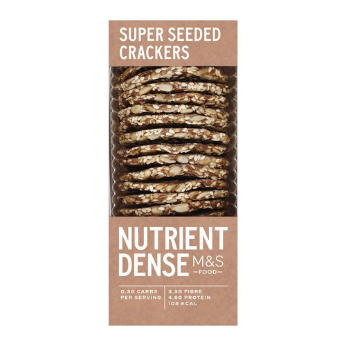 M&S Nutrient Dense Super Seeded Crackers