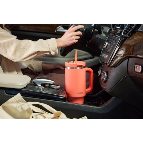 Contigo Streeterville Tumbler 1.2L Leakproof Straw Coral