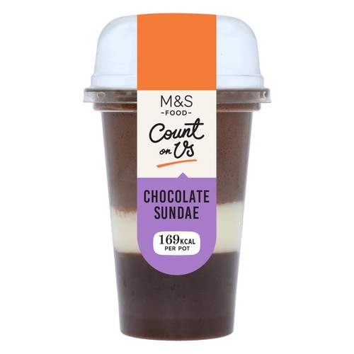 M&S Count On Us Triple Chocolate Sundae