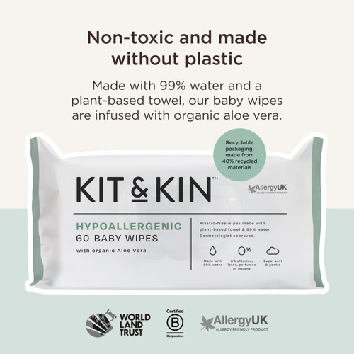 Kit & Kin Hypoallergenic Baby Wipes Multipack