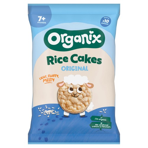 Organix Original Rice Cakes Baby Snack 7+ Months