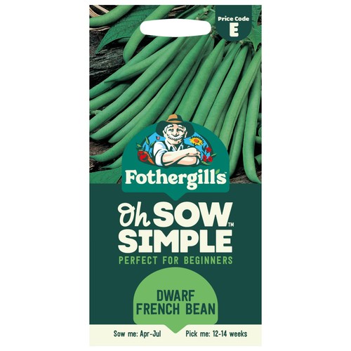 Mr Fothergills Seeds Oh Sow Simple Dwarf French Bean