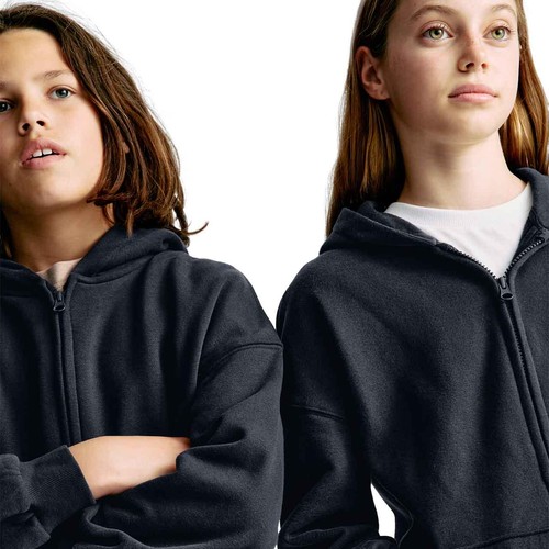 M&S Cotton Rich Plain Hoodie, 10-11 Y, Navy