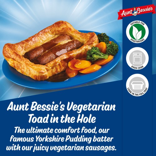Aunt Bessie's Vegetarian Toad in the Hole Ready Meal