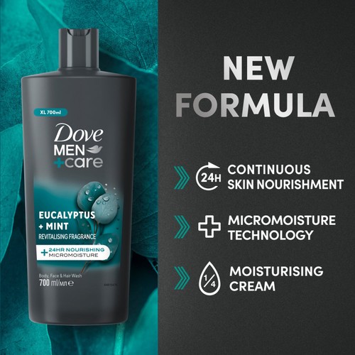 Dove Men+Care Mint and Eucyalyptus Shower Gel