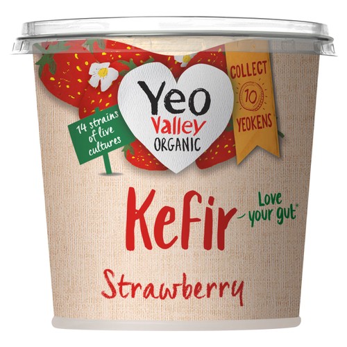 Yeo Valley Organic Kefir Strawberry Yoghurt