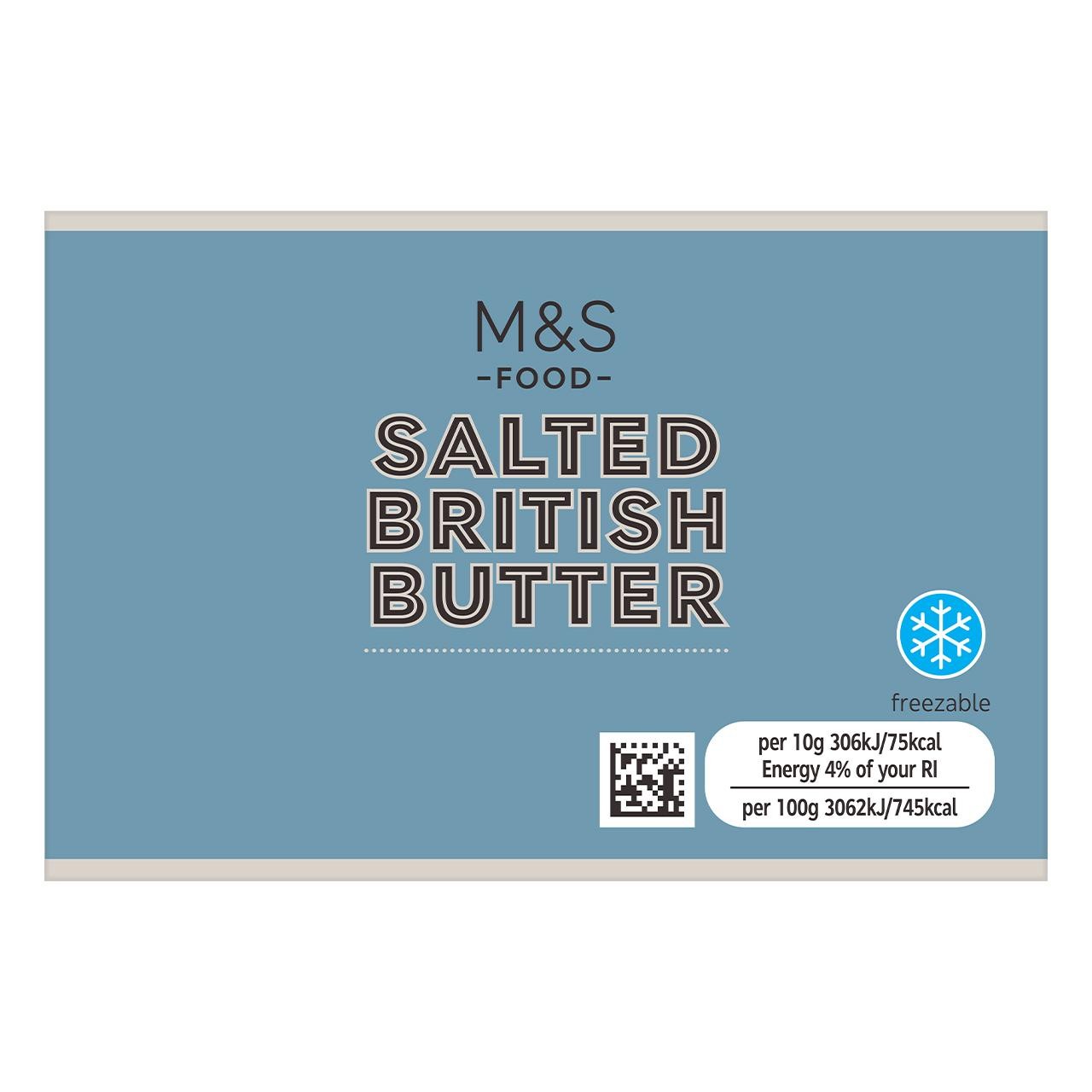 Sm Butter M&S British Salted Butter - Ocado