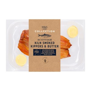 M&S Scottish Kiln Smoked Kippers & Butter