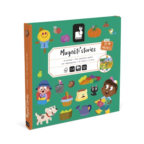 Magneti'stories The Vegetable Garden, 30 Magnet Book