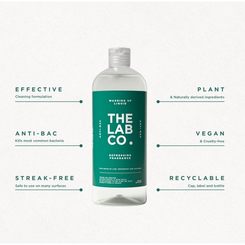 The Lab Co. Refreshing Washing Up Liquid