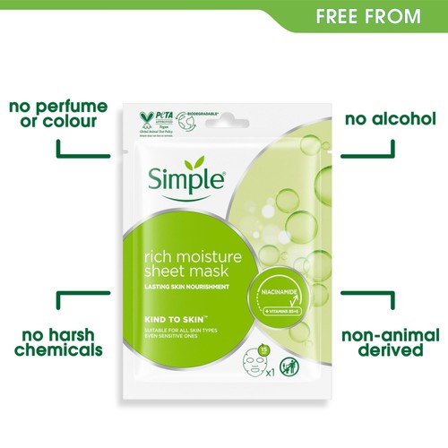 Simple Rich Moisture Sheet Mask
