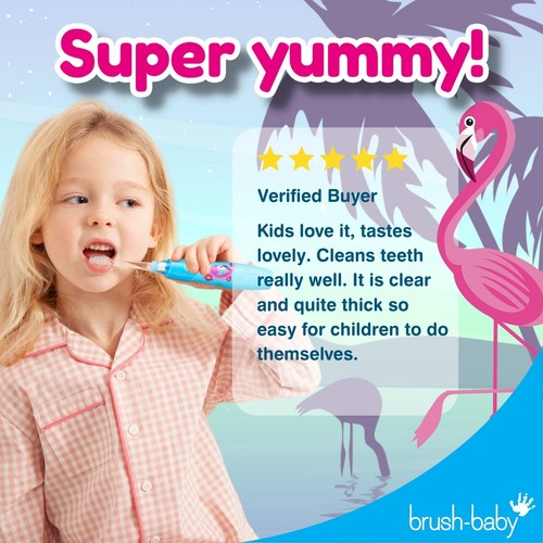 Brush-Baby Kids Tutti Frutti Toothpaste, 3-6 Yrs