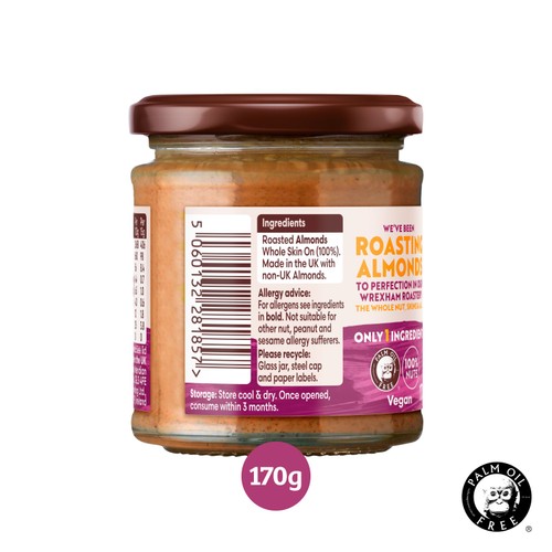 Meridian Crunchy Almond Butter 100% Nuts