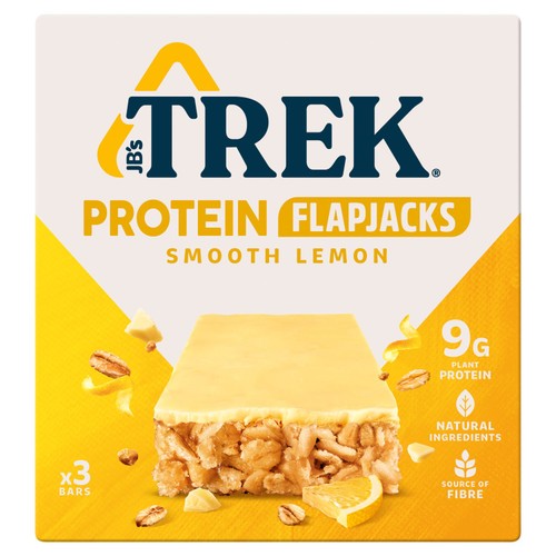 TREK Smooth Lemon Protein Flapjacks Multipack