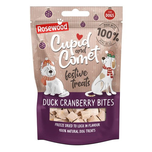 Cupid & Comet Freeze Dried Duck & Cranberry Bites for Dogs