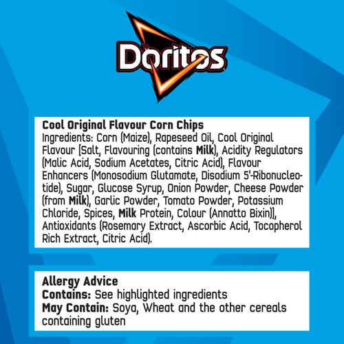 Doritos Cool Original Tortilla Chips Sharing Bag Crisps