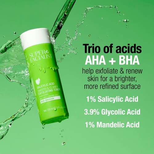 Super Facialist Salicylic Acid Smooth & Clarify Exfoliating Toner