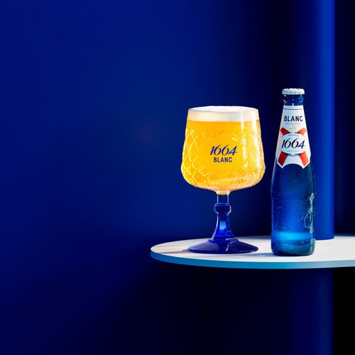 Kronenbourg 1664 Blanc Premium Lager Beer Bottles