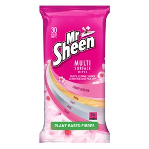Mr Sheen Cherry Blossom Bio-Degradable Wipes