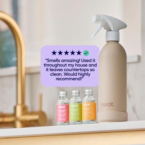 Neat Refillable Spray Bottle Stone