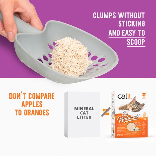 Catit Go Natural Pea Husk Litter, Lavender