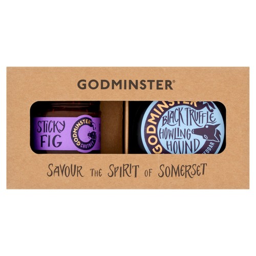 Godminster Truffle Cheddar and Chutney Gift Set