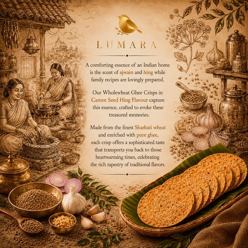 Lumara Carrom Seed Hing Crisps