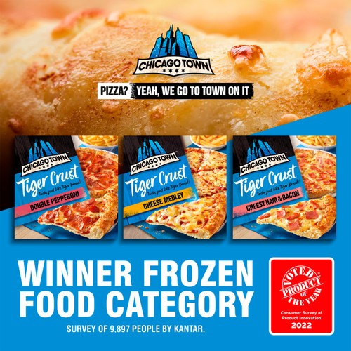 Chicago Town Tiger Crust Cheese Medley Pizza
