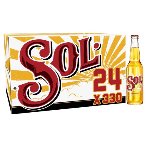 Sol Lager Beer Bottles