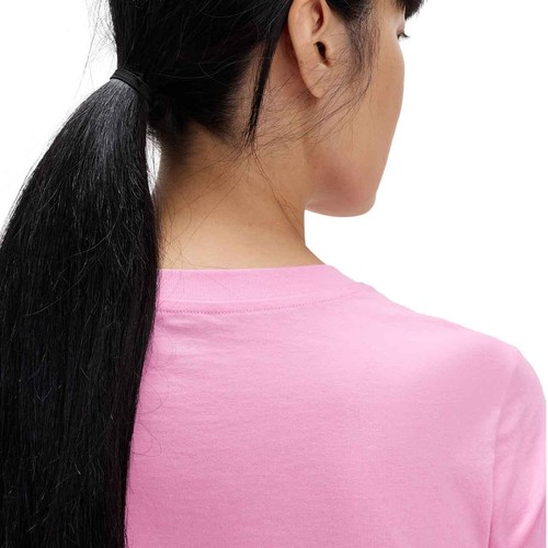 M&S Womens Pure Cotton Everyday Fit T-Shirt, 14, Sugar Pink