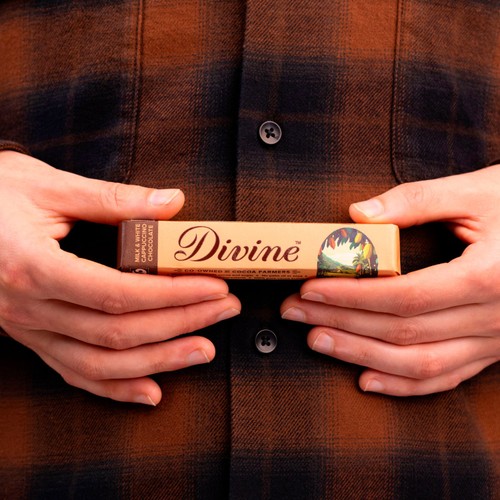 Divine Milk & White Chocolate Cappuccino Bar