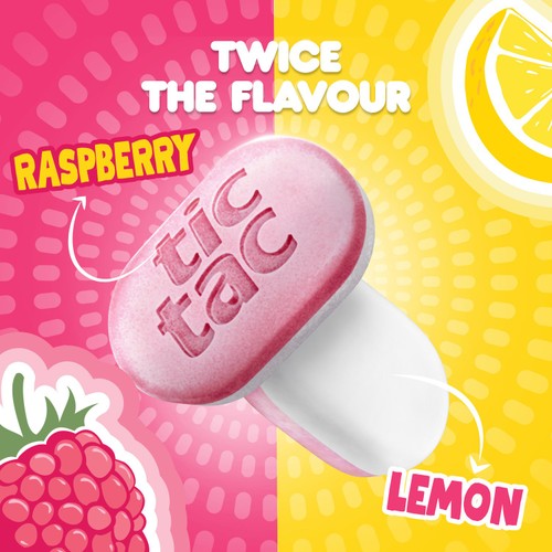 Tic Tac Two Raspberry and Lemon