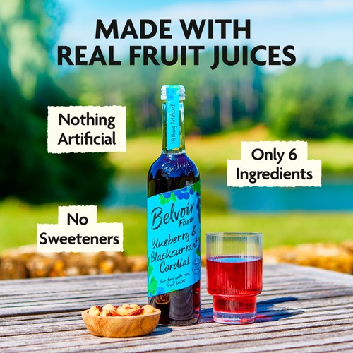 Belvoir Blueberry & Blackcurrant Cordial