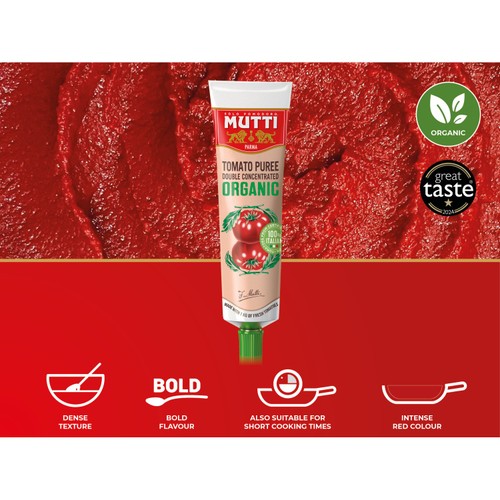 Mutti Organic Double Concentrate Italian Tomato Puree