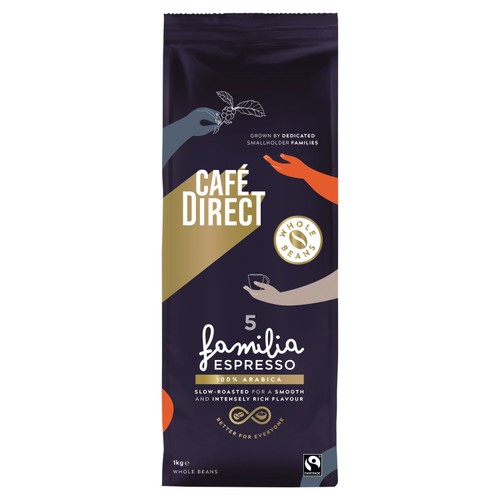 Cafedirect Fairtrade Arabica Espresso Coffee Beans
