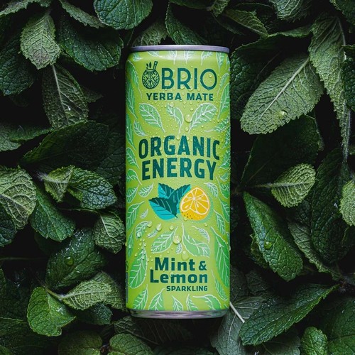 Brio Natural Organic Energy Drink Mint & Lemon