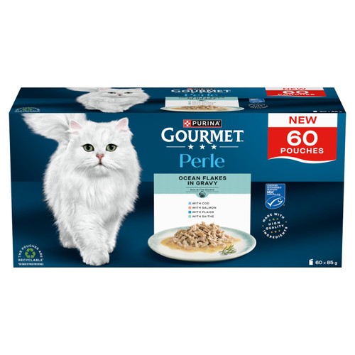 Gourmet Perle Ocean Flakes Wet Cat Food