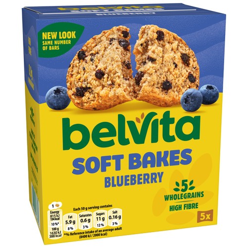 Belvita Breakfast Biscuits Soft Bakes Filled Blueberry