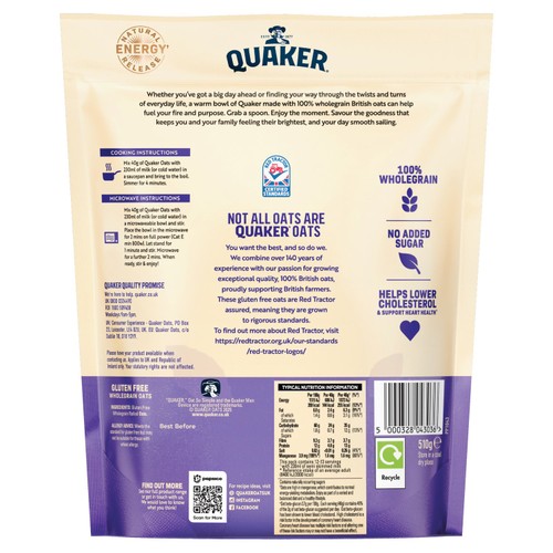 Quaker Oat Gluten Free Original Porridge Cereal