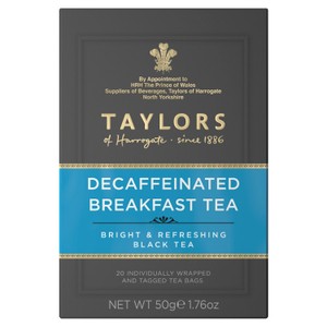 Taylors Decaffeinated Breakfast Teabags