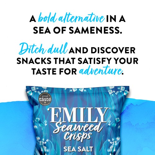 Emily Seaweed Crisps, Sea Salted