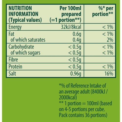 Knorr 8 Vegetable Stock Cubes