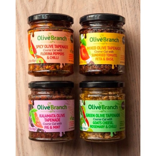 Olive Branch Olive Tapenade with Sundried Tomato, Feta & Greek Basil