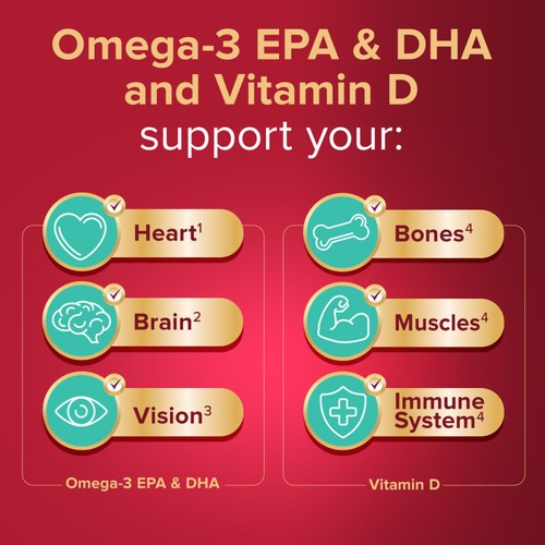 Seven Seas Omega-3 Fish Oil Extra Strength with Vitamin D 30 Capsules