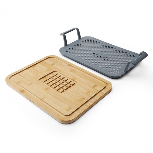 MasterClass Roasting Rack and Bamboo Resting Set